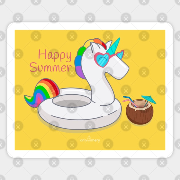 HAPPY SUMMER! Sticker by Onlymery